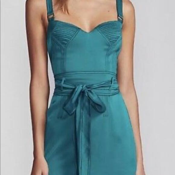 Free People Party Green Mini Dress - Picture 1 of 5